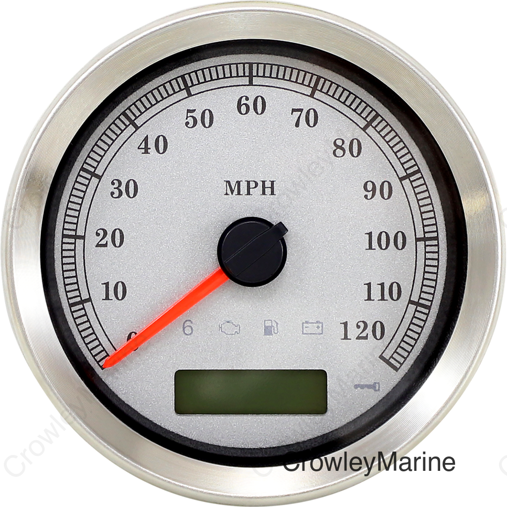 SPEEDOMETER SLV MPH 4"04-