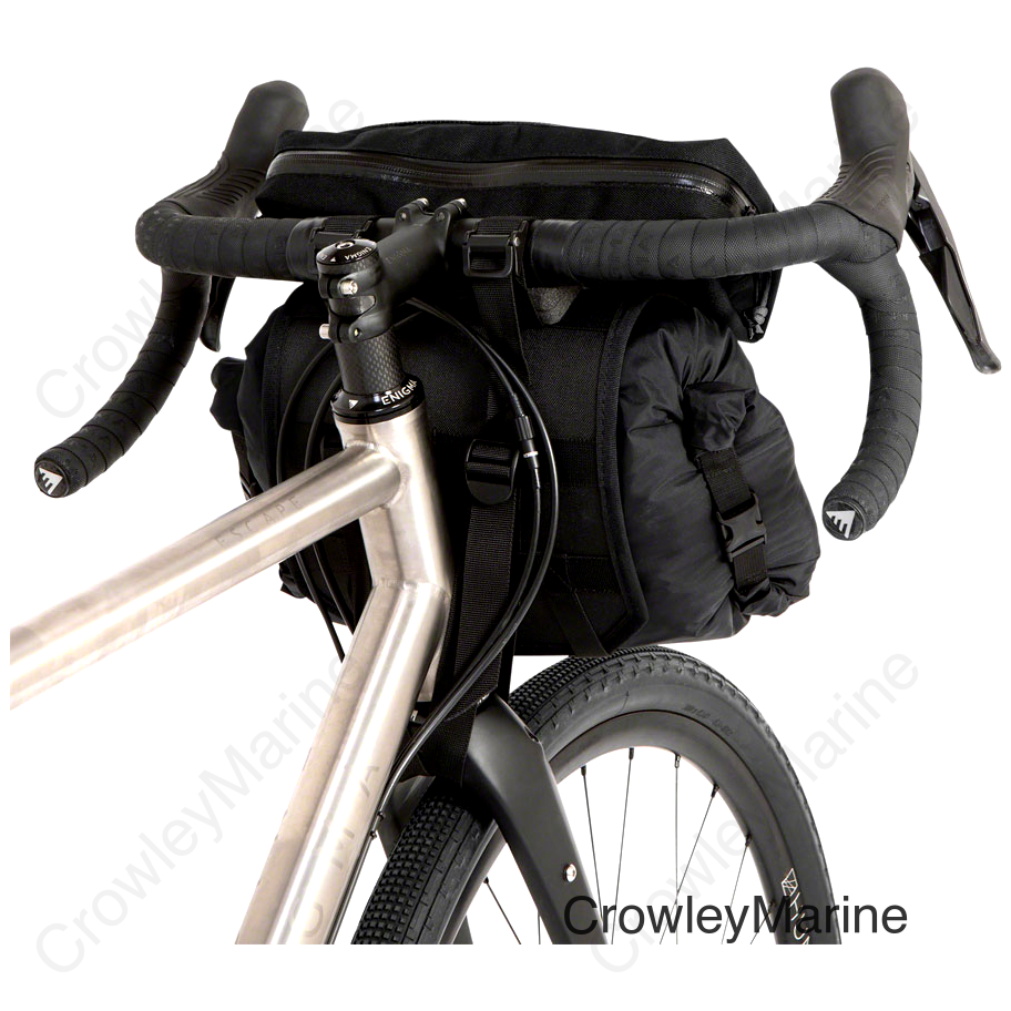Restrap Bar Bag Handlebar Bag - Large Black/Black