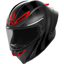 Pista GP RR Helmet - Intrepido - Matte Carbon/Black/Red - Large thumbnail-1