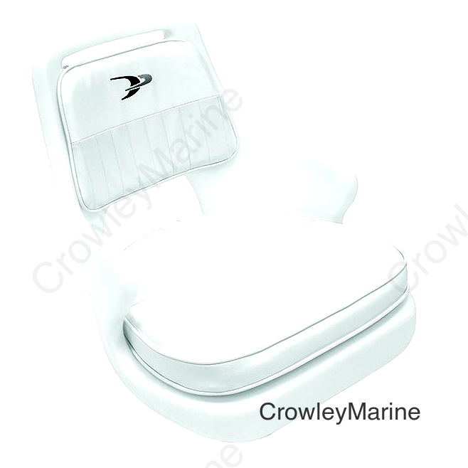 Wise Standard Pilot Chair Package With Chair, Cushion Set and Mounting Plate - White