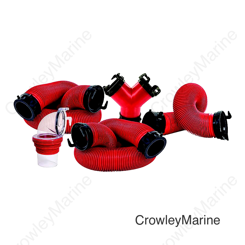 Valterra D040178 EZ Coupler Dual Drain Kit 20' w/5' Hose