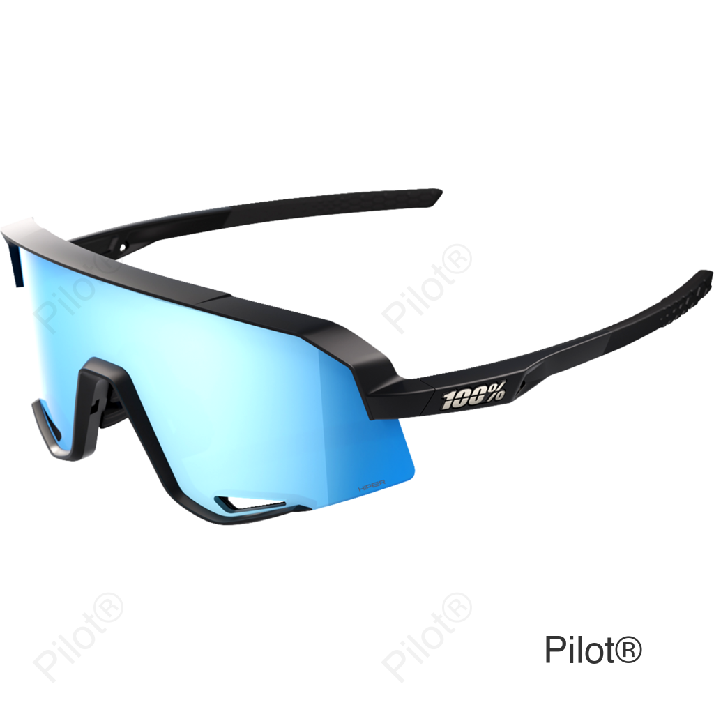 Slendale Sunglasses - Matte Black - HiPER Blue
