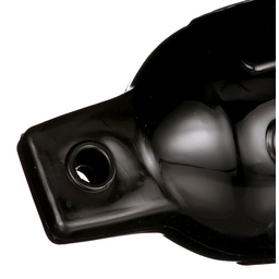 Seachoice Twin Eye Ribbed Boat Fender, Black, 1/2 in. Eye, Ideal for 10-20 Ft. Boats thumbnail-0