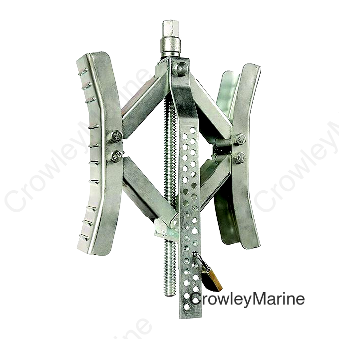 Camco 44662 Wheel Stop w/Wrench & Lock