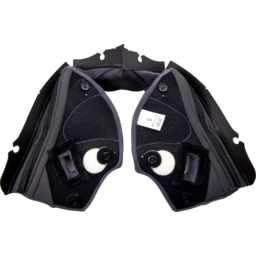 Pista GP RR Cheek Pads - Gray/Yellow - 2XL thumbnail-0