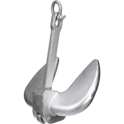 Seachoice Navy Anchor, Aluminum Plated Cast Iron, Silver, 20 Lbs. thumbnail-3