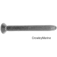 Floor Screw, Torx Head 1/4"x2.25" Self Tap, ACQ-Primed Silver (386405)