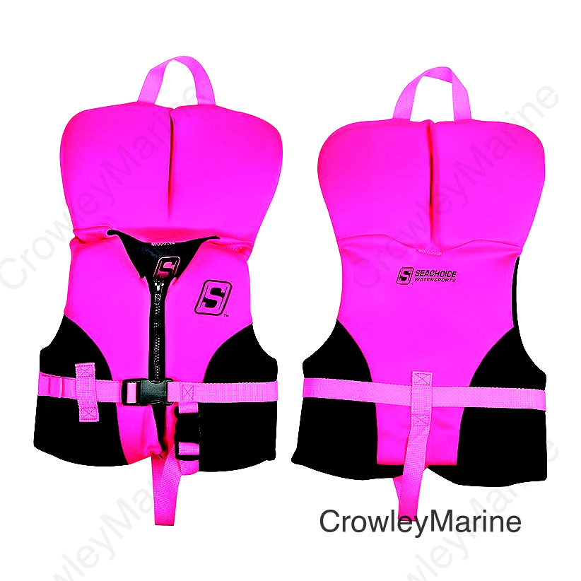 Seachoice 85961 Evoprene Multi-Sport Vest, Pink/Black, Infant