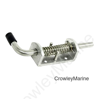 Spring Latch, 7/16" Aluminum Base, Stainless Pin (380725)