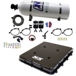 Nitrous Express Nitrous Kit w/Billet LT4 Supercharger Lid w/15lb Bottle thumbnail-2