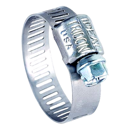 Seachoice 23351 Stainless-Steel Mini Hose Clamps, 5/16" Band, Size #4, 10/Bx thumbnail-0