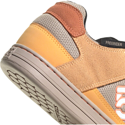 Five Ten Freerider Flat Shoes - Women's Wonder Taupe/Ftwr White/Acid Orange 9.5