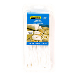 Seachoice Double-Braid Bumper Fender Line, 1/4 in. X 6 Ft., White thumbnail-6