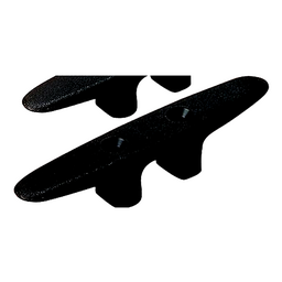 SeaDog 0433401 Heavy Duty Nylon Cleat, Black, 1 pr. thumbnail-0