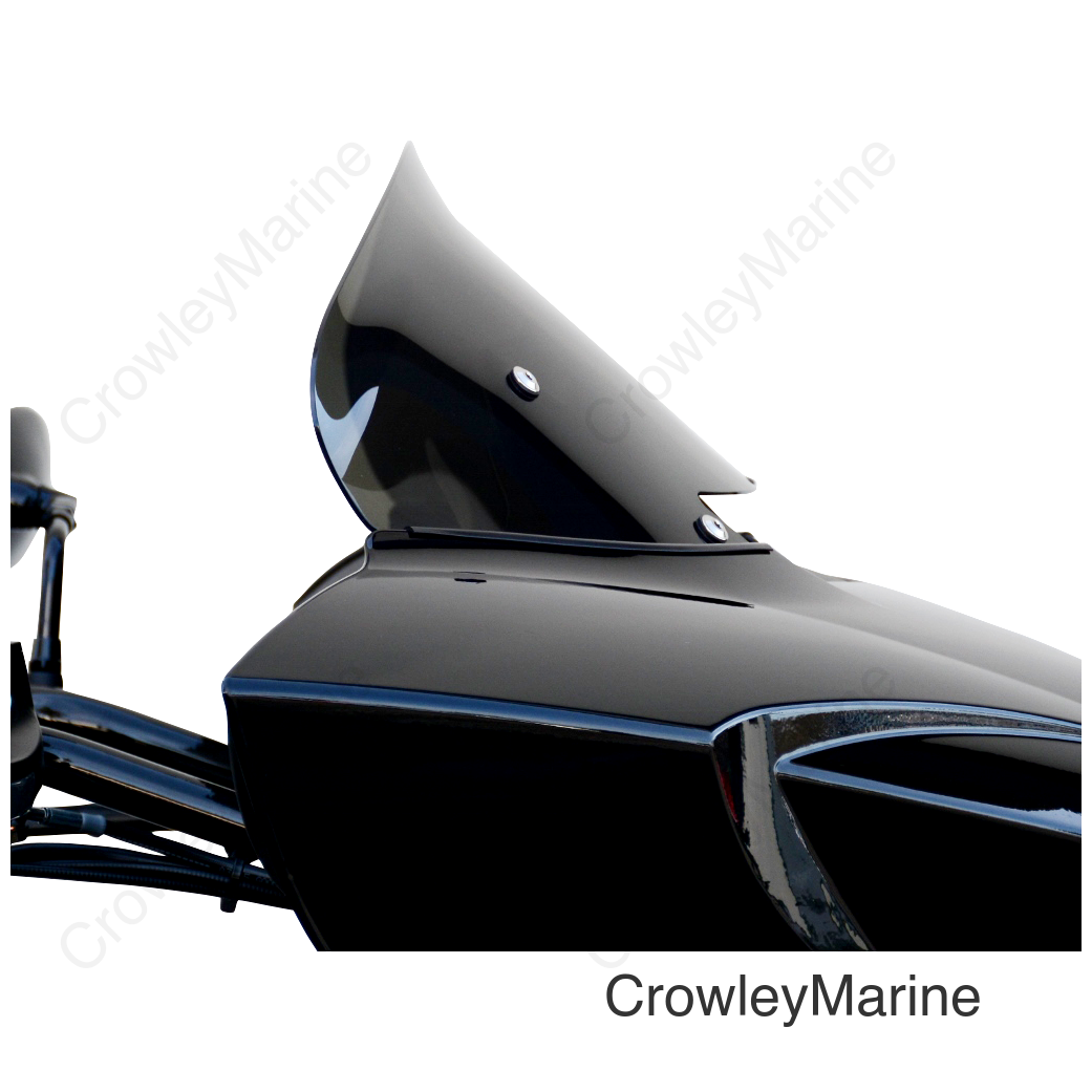 Windshield - Dark Smoke - 9" - Victory