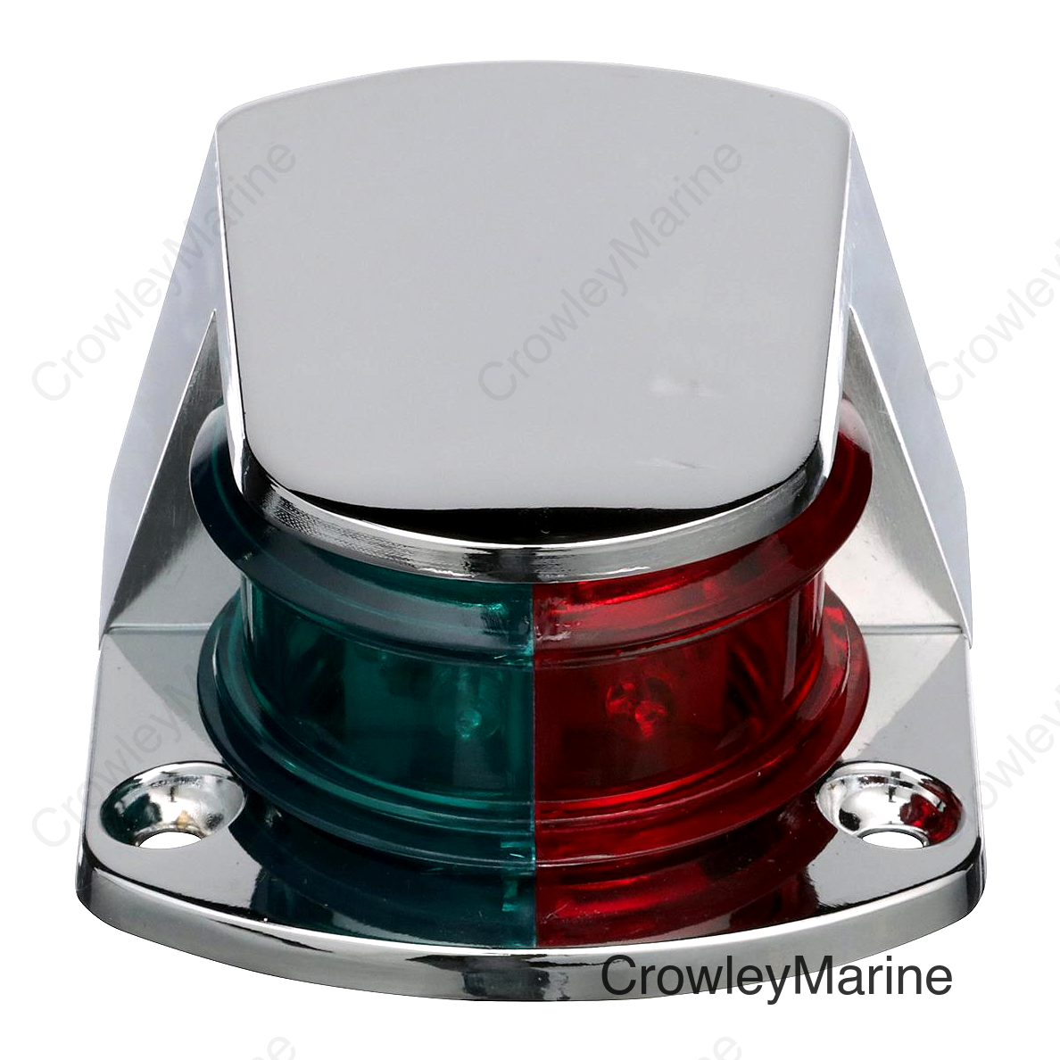Seachoice LED Bow Light, Marine Navigation, Chrome Bi-Color, 1-Mile Visibility for Sail or Powerboats Under 39 Feet