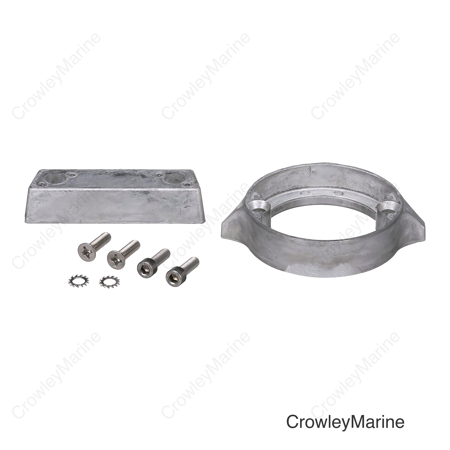 Seachoice Anode Kit, Volvo 290hp Dual Prop, Aluminum, Cadmium-Free, Environmentally Friendly