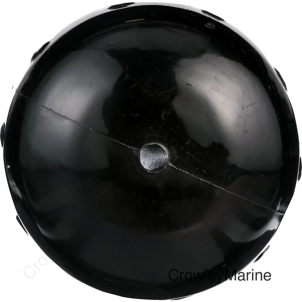 Seachoice Center Hole Fender, Roto-Molded Marine Grade Vinyl, Black, 8 Ft. X 20 Ft.