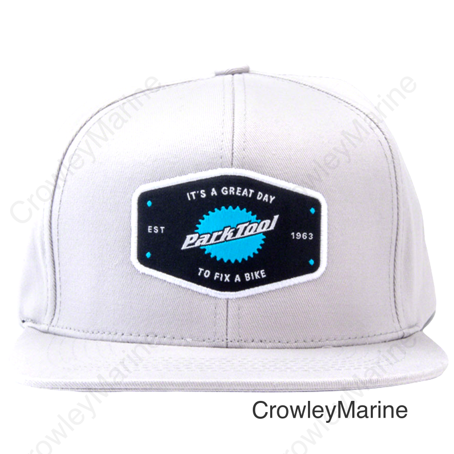 Park Tool HAT-10L Snapback Hat - Light Gray Standard