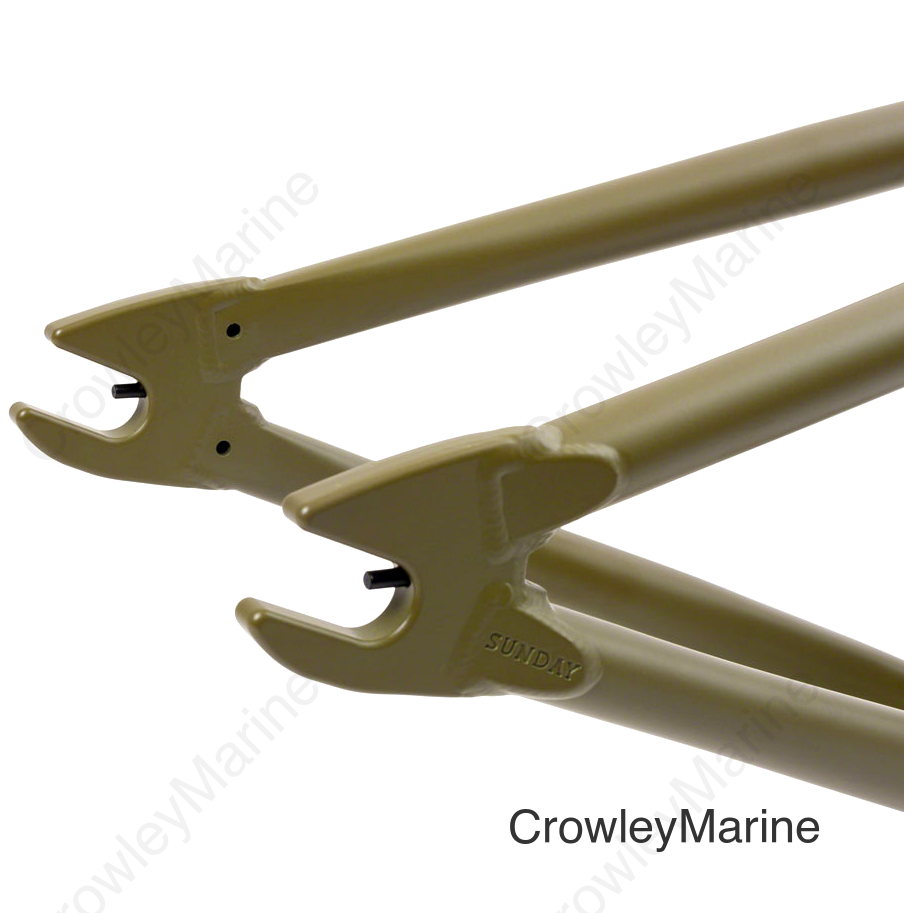 Sunday Wavelength BMX Frame - 20.75 TT Army Green