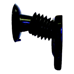 CIPA Fully Adjustable 4" x 8" Convex Suction Cup Mirror - Black