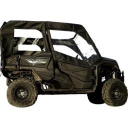 Soft Doors - Middle/Rear Windows - Black - Honda Pioneer 1000 thumbnail-6
