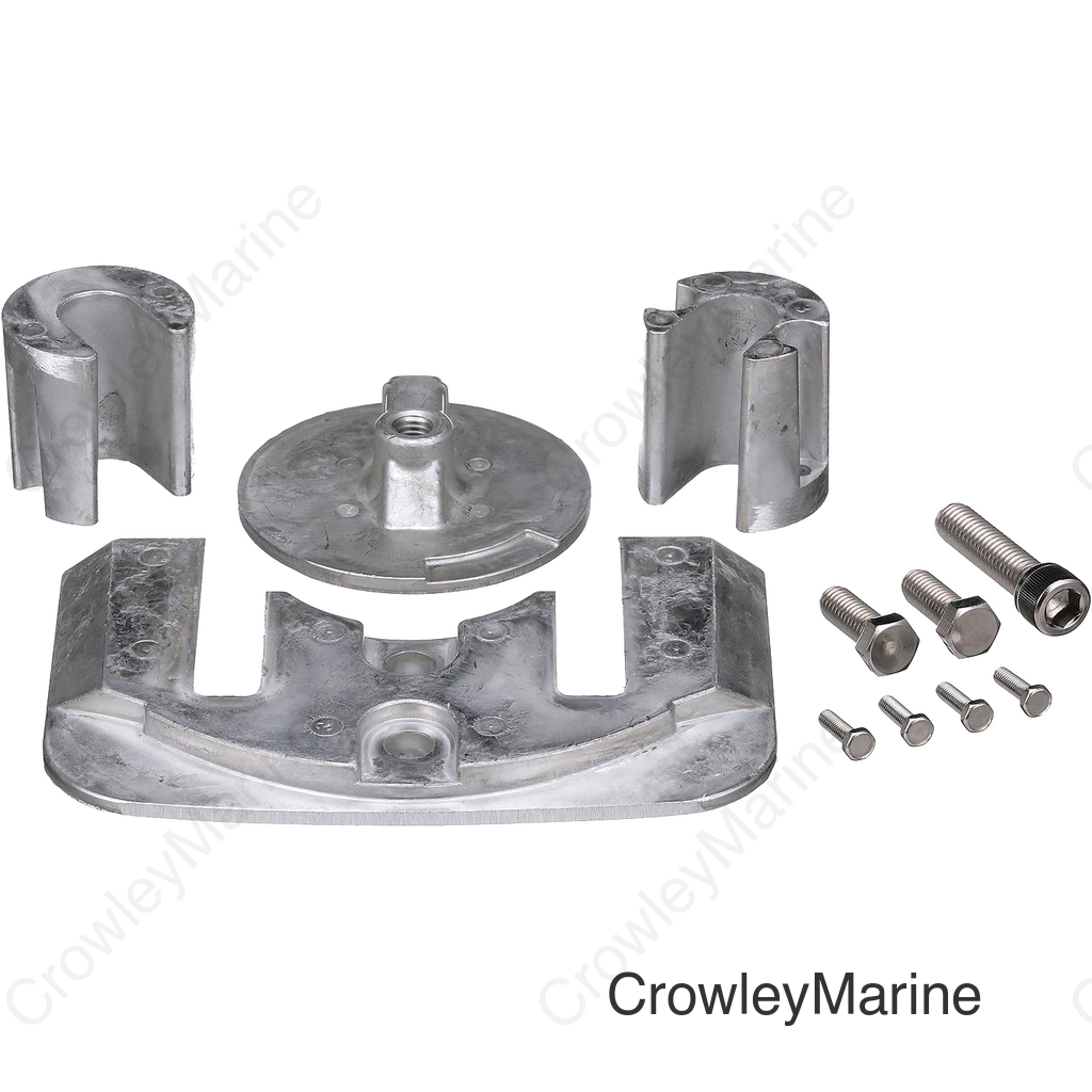 Seachoice Anode Kit, Mercruiser Bravo II (1989-Present)/III (1989-2003), Aluminum, Cadmium-Free, Environmentally Friendly