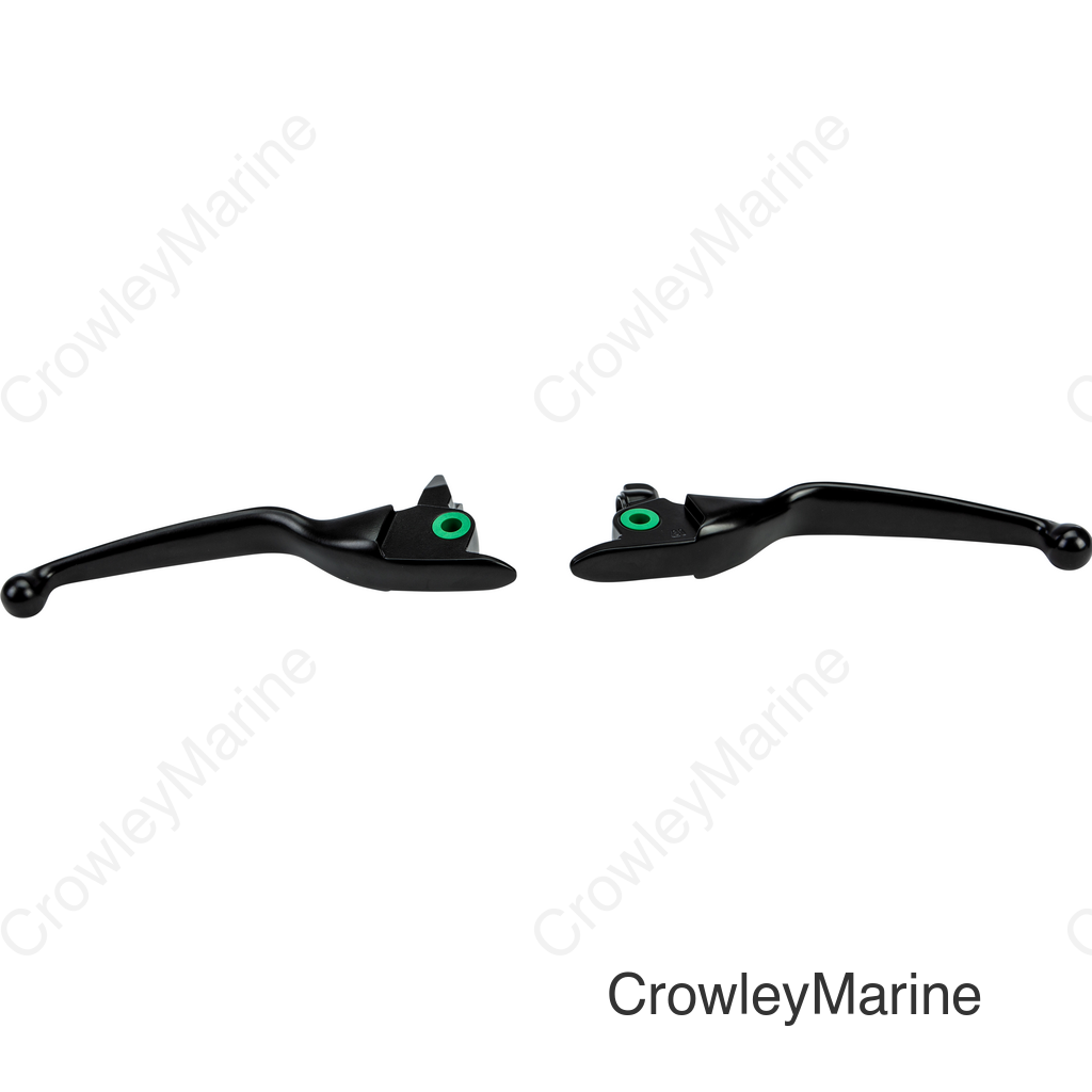 SMOOTH LEVER SET BLACK FLT 17-20 EXCEPT TRI GLIDE