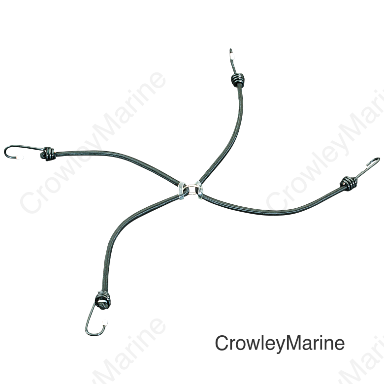 BUNGEE CORD BLK 24"4 HOOK