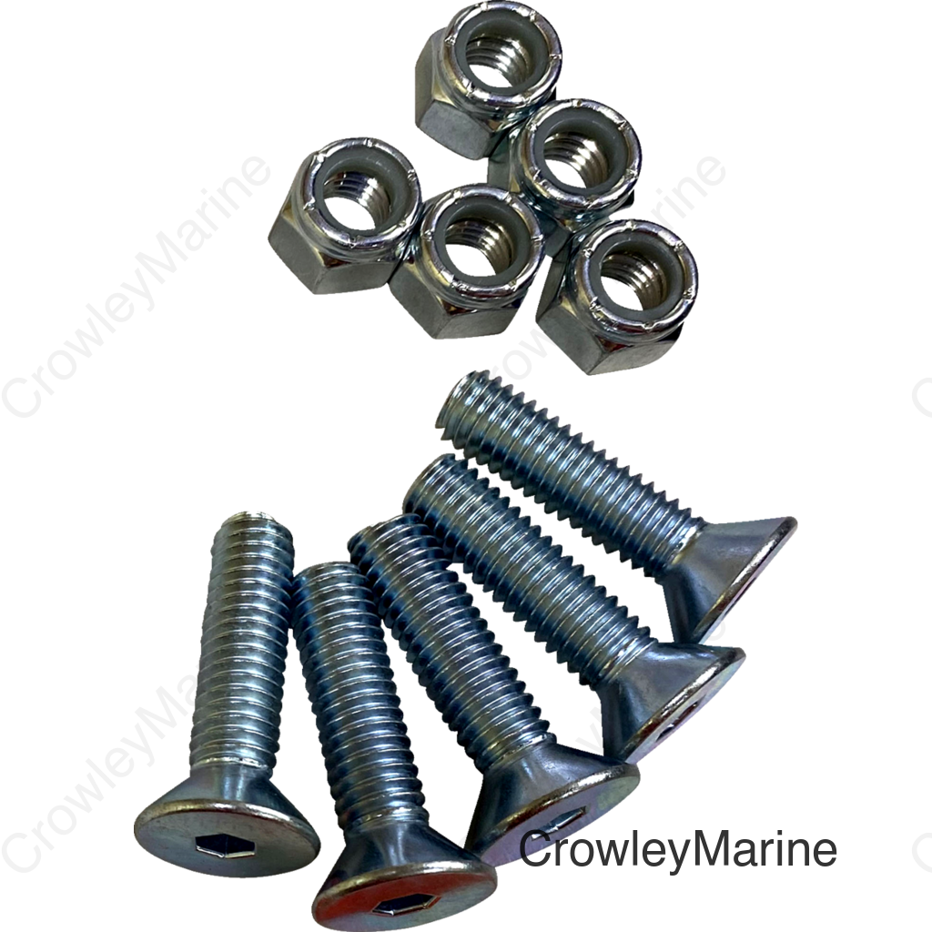 SCREWS RTR 3/8-16CS W/NUT