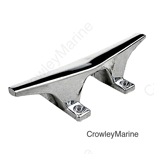 Sea-Dog 0441061 4-Hole Cleat, Chrome Zinc, 6", Carded