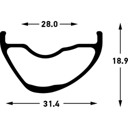 Stan's NoTubes Arch MK4 Rim - 29 Disc Black 28H