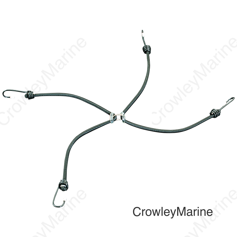 BUNGEE CORD BLK 24"4 HOOK