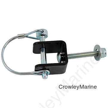 Short Bolt-On U-Bracket; 1-1/16"H x 1-9/16"W