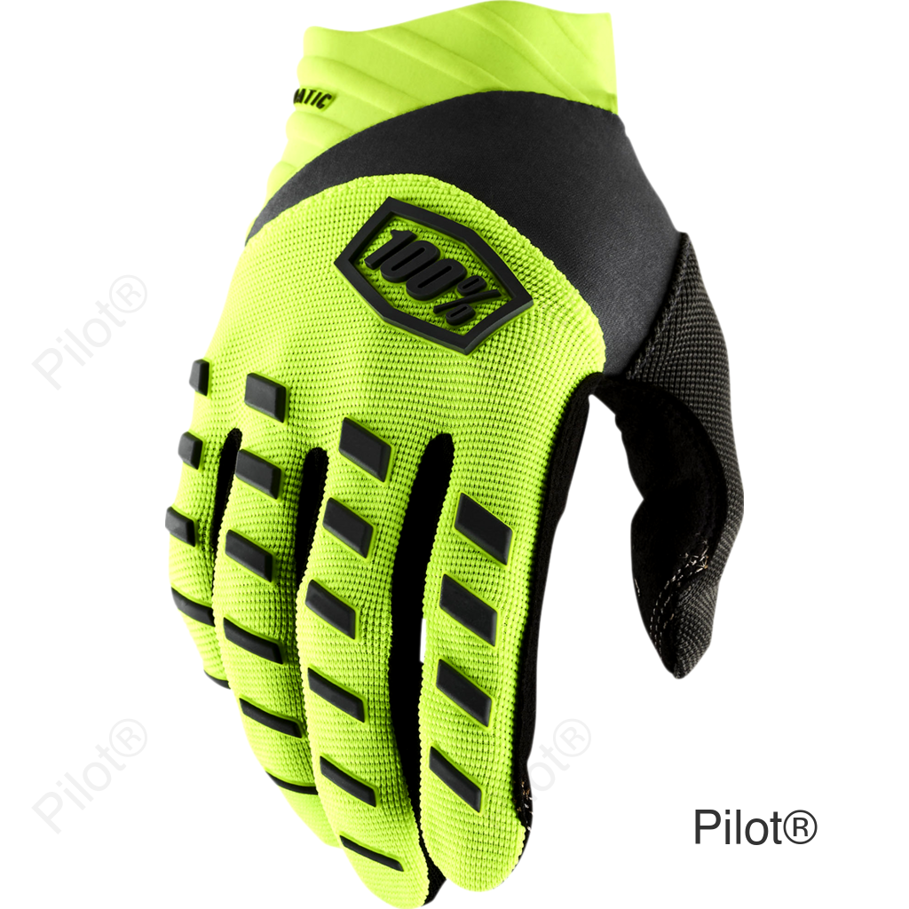 Youth Airmatic Gloves - Fluo Yellow/Black - Medium