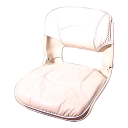 Tempress 45150 All-Weather QD® Seat With Cushions, White/White