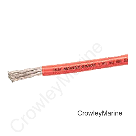 Ancor 112005 Marine Grade™ Tinned Copper Battery Cable, #6 AWG, 50', Black