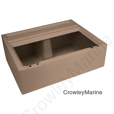 27" Bench Bases -  (Two  Required for 55" Seat)  (8WD95-1B-207)