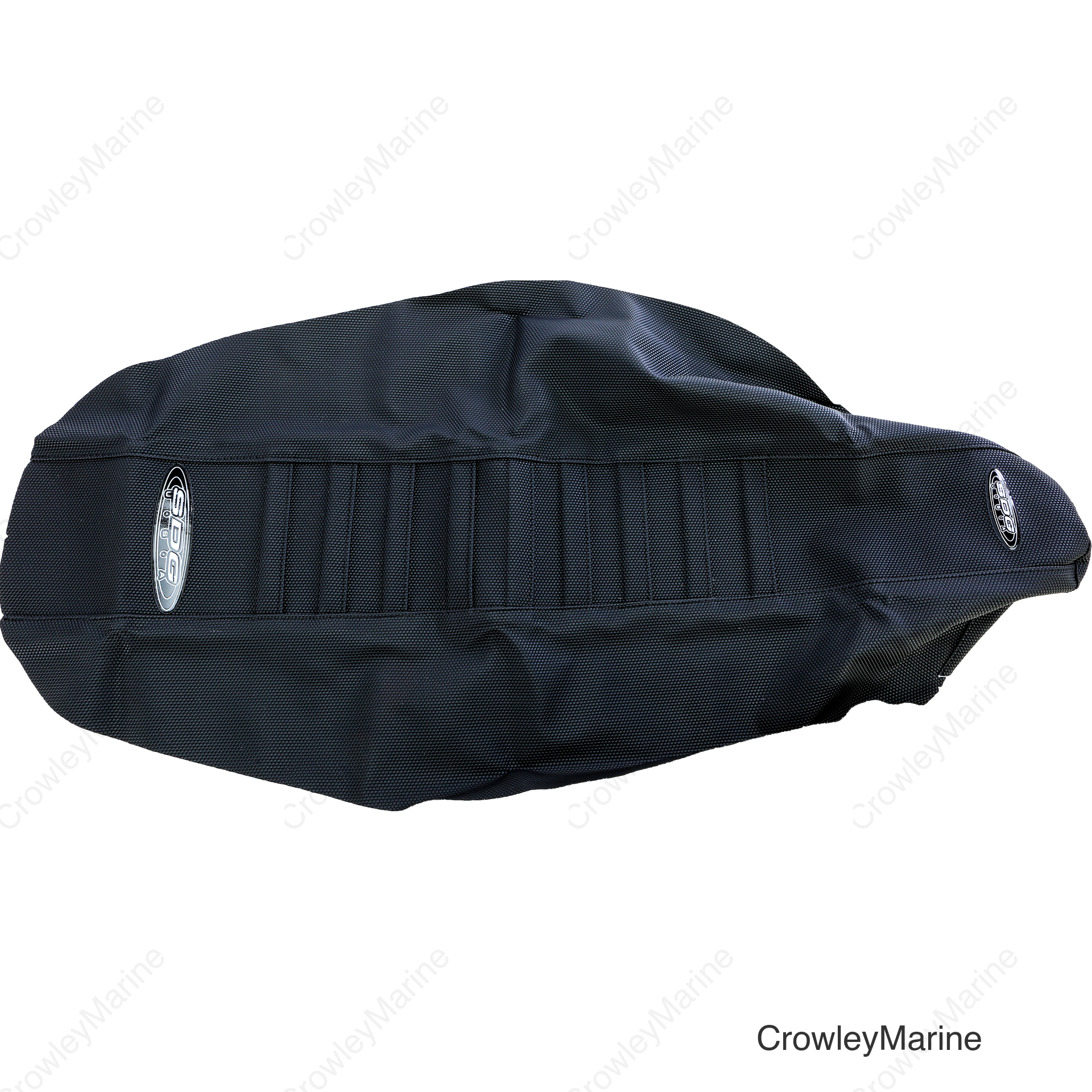 Pleated Seat Cover - Black Top/Black Sides