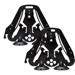 SeaSucker Pallavicini Ski Rack - Holds 2 Pair W/Poles or 2 Snowboards Black