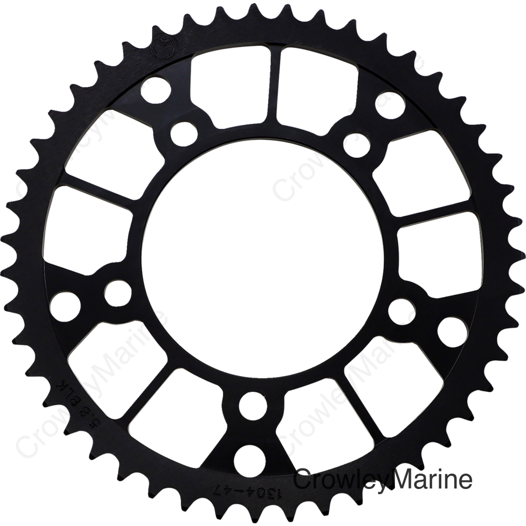 SPROCKET ALU HON 47T BLK