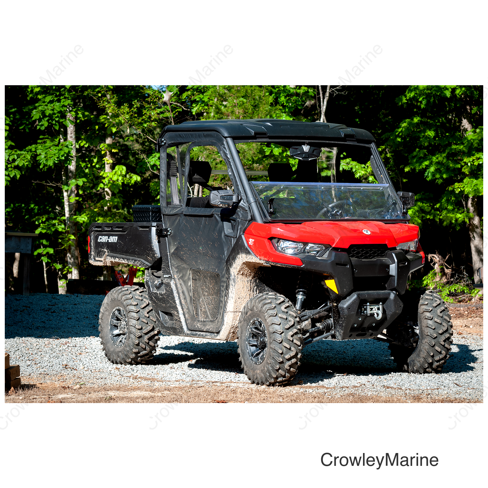 Folding Windshield - Hard Coated Polycarbonate - Defender