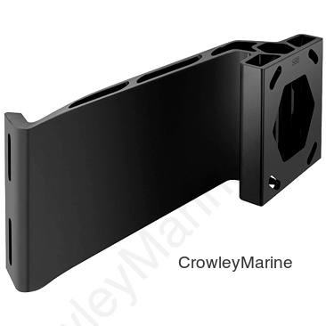 6" Rise, 8" Setback, Starboard, Black