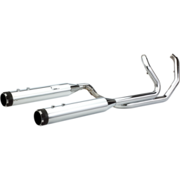 El Dorado Dual Exhaust System - Chrome - Black Thruster thumbnail-0