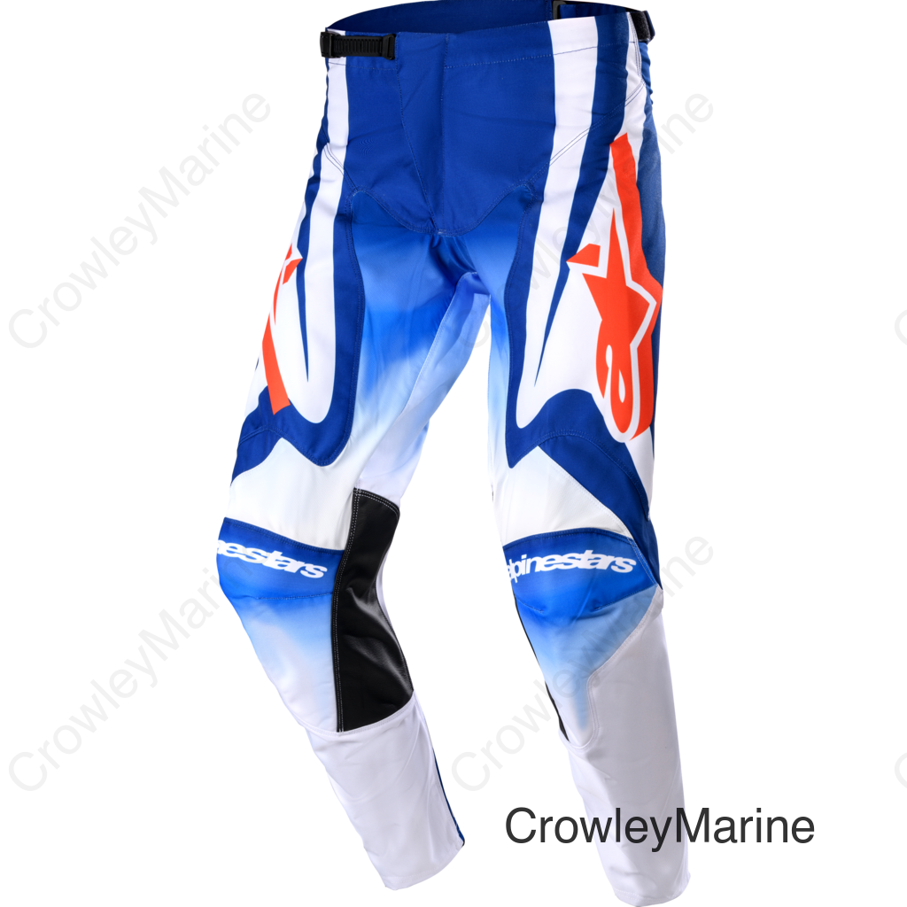 RACER SEMI PANTS BLUE/HOT ORANGE 34
