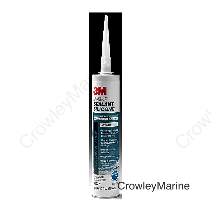MARINE SEALANT SILICONE CLR 10oz