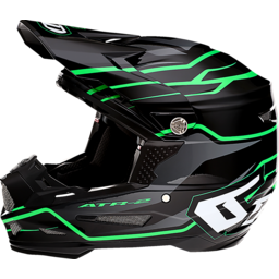 ATR-2 Helmet - Phase - Black/Green - Large thumbnail-2
