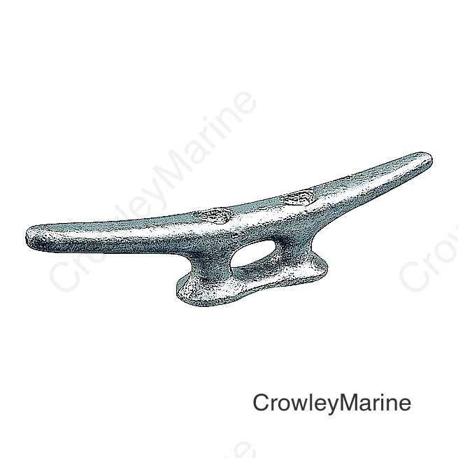 CLEAT OPEN BASE GALV 6" PAIR