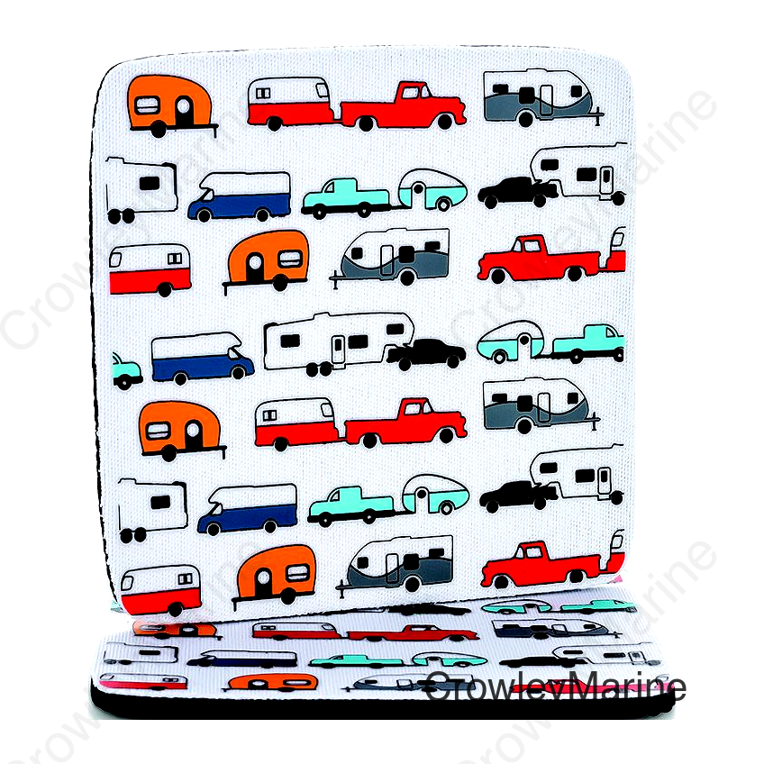 Camco 53231 Neoprene Coaster RV Pattern 2 Pack