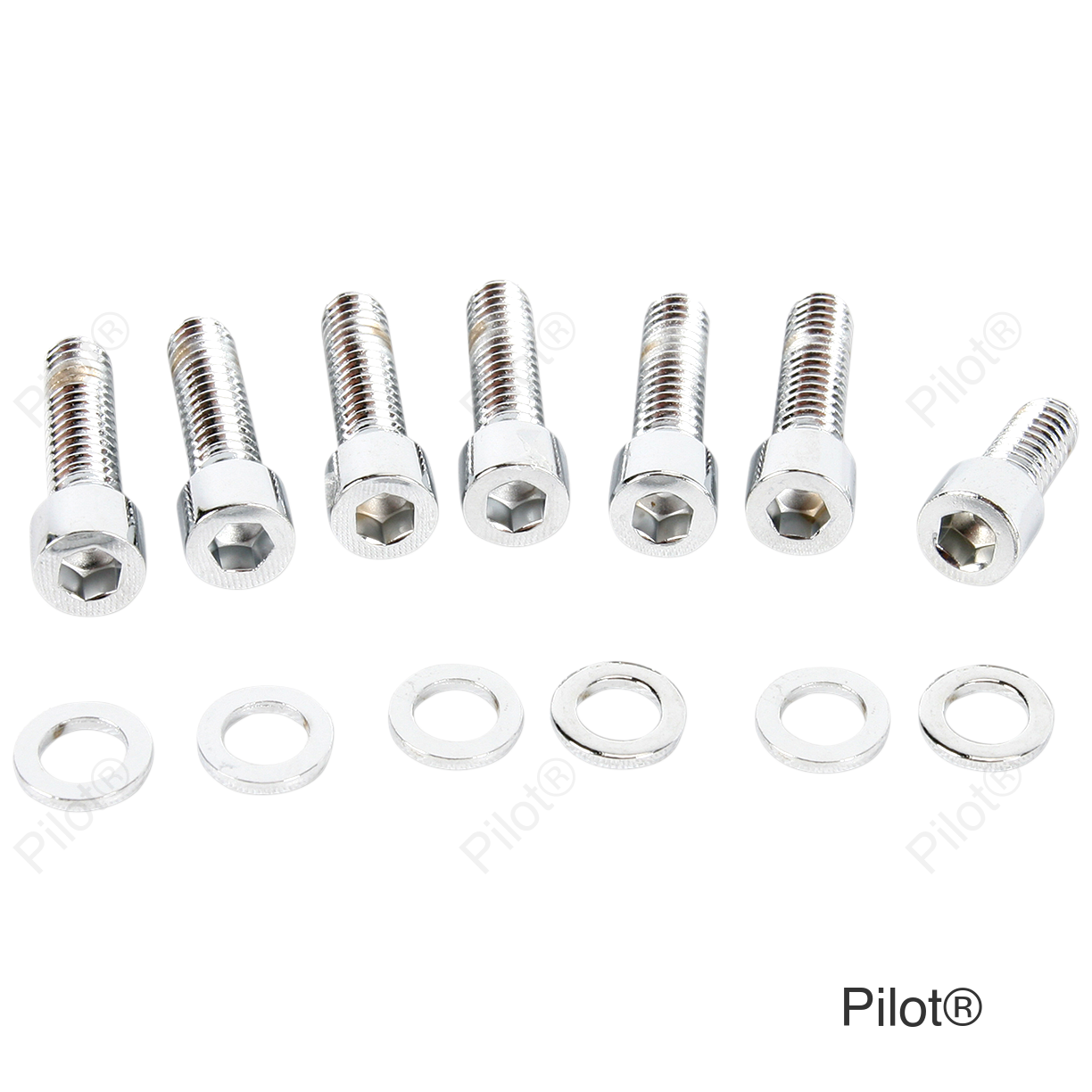 Bolt Kit - Transmission Top Cover w/Sensor Mount - Socket-Head - Chrome